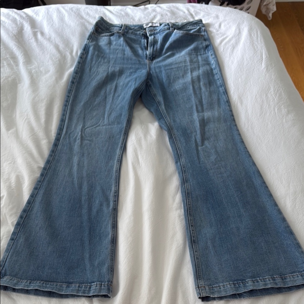 Garage Blue Flare & Wide Leg Jeans size 9
